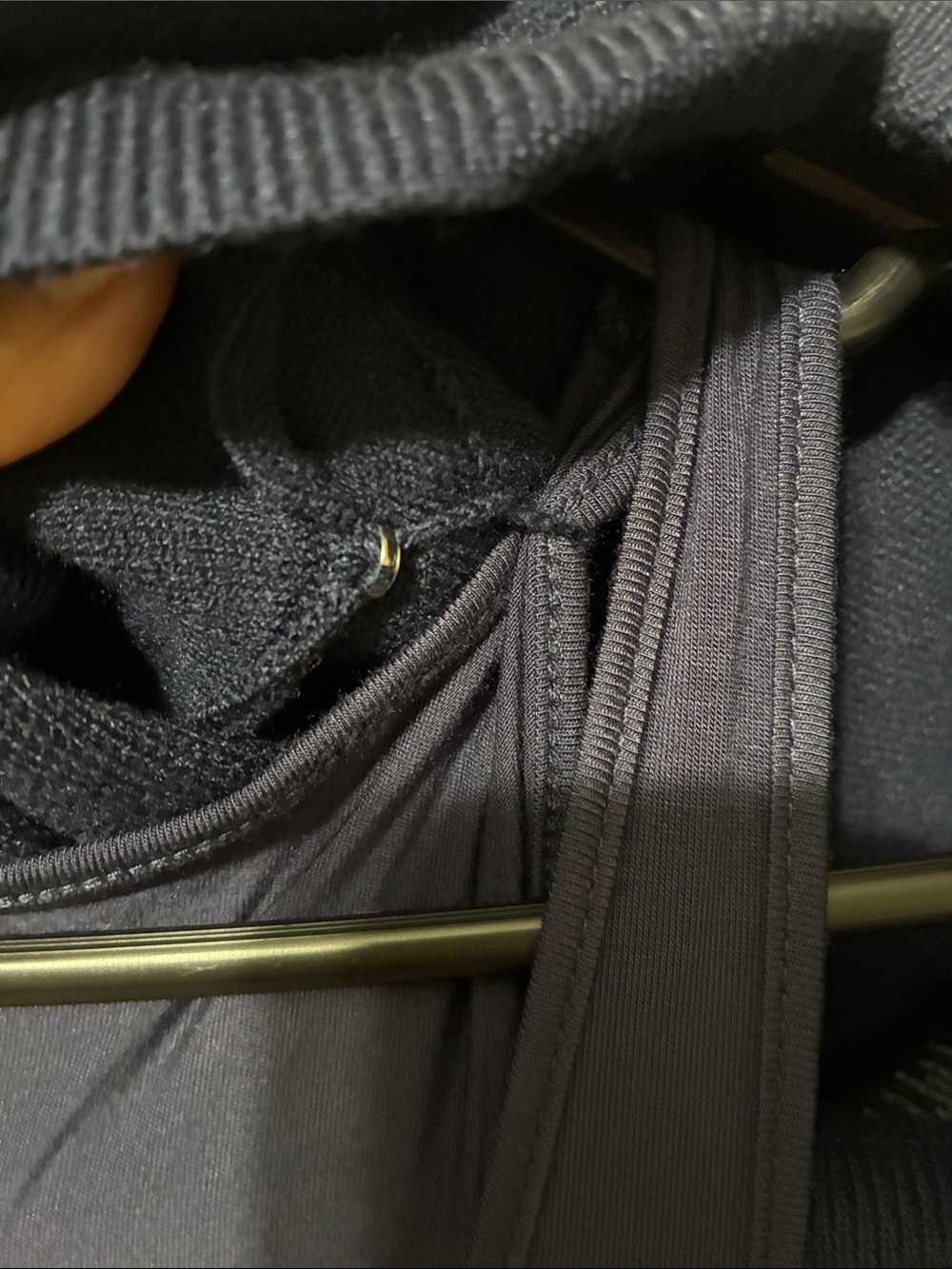 Anthropologie Navy Knot-Detail Midi Dress with Brown Clutch - Picture 8 of 11